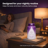 Levium Sommeil: verre d’eau prêt à accompagner la capsule du soir.