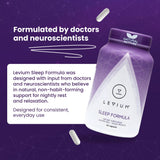 Levium Sommeil: verser une capsule avec un verre d’eau devient simple et rapide.