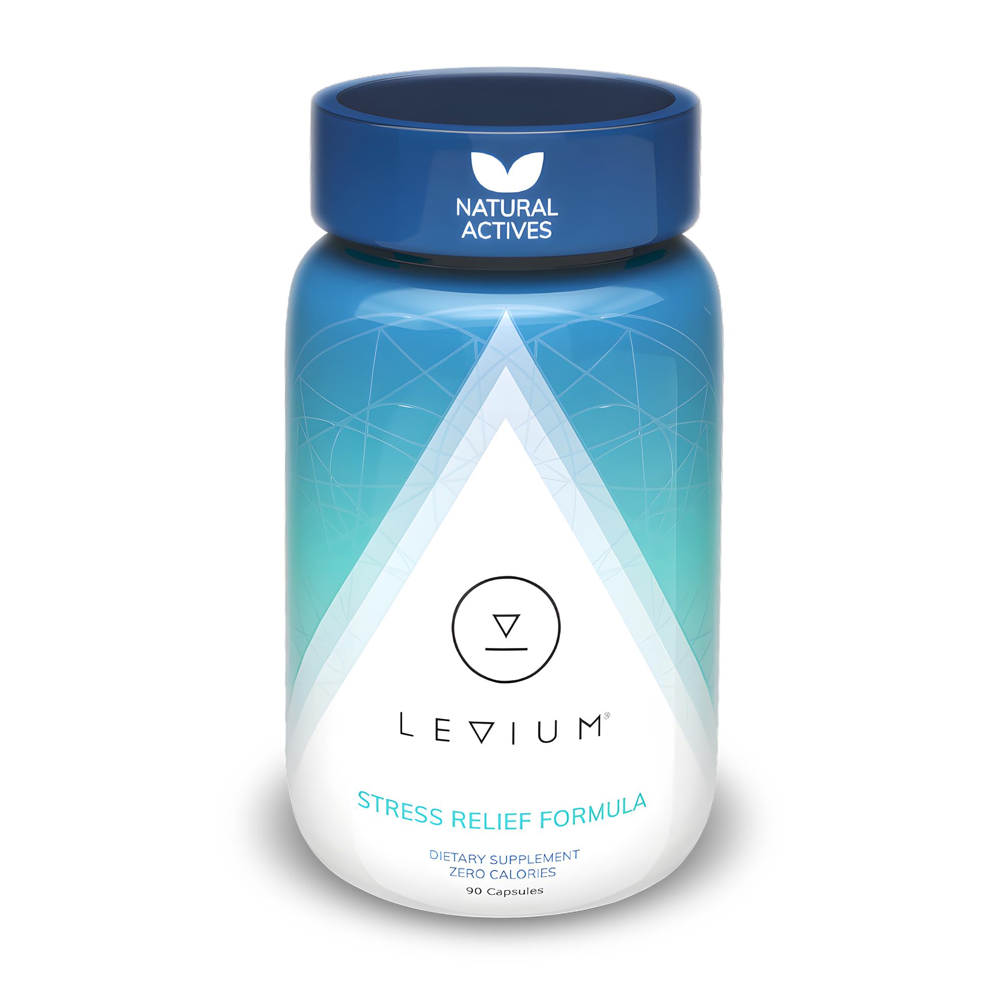 Levium – bouteille montrant le flacon pratique pour un calme potentiel dans une journée chargée.