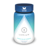Levium – bouteille montrant le flacon pratique pour un calme potentiel dans une journée chargée.