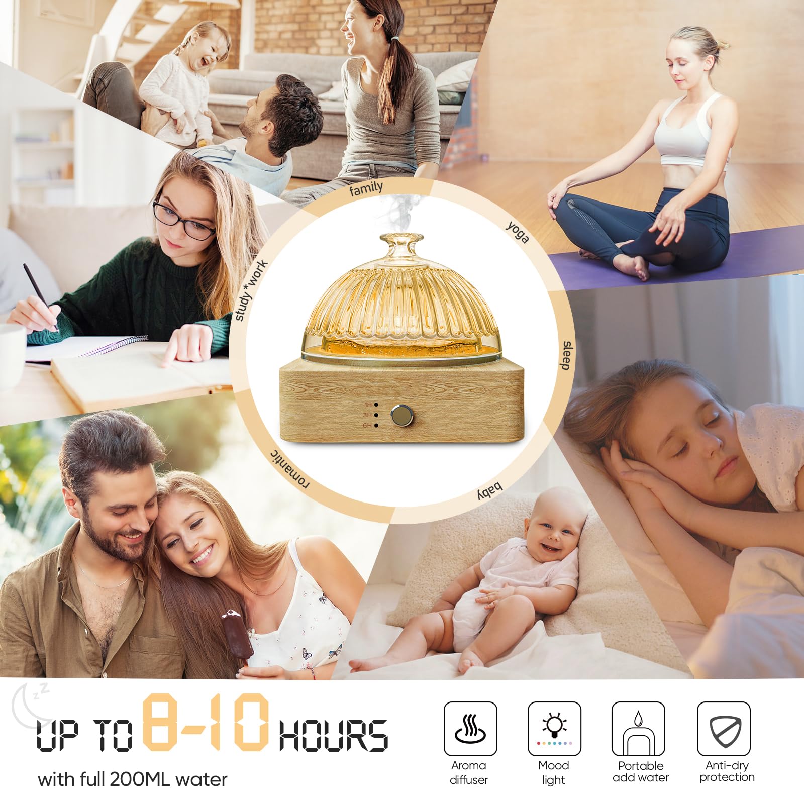 Brosse en verre incluse pour nettoyer Levoair