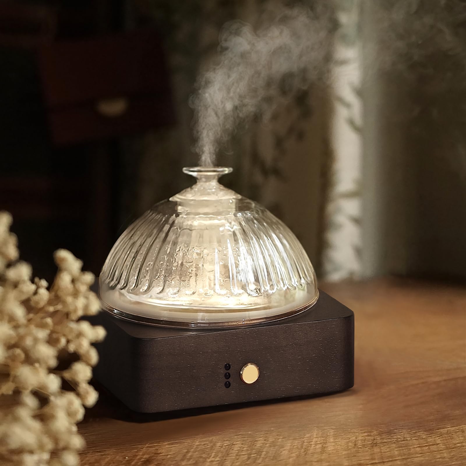 Levoair diffuseur en verre avec réservoir pour diffusion stable et pure