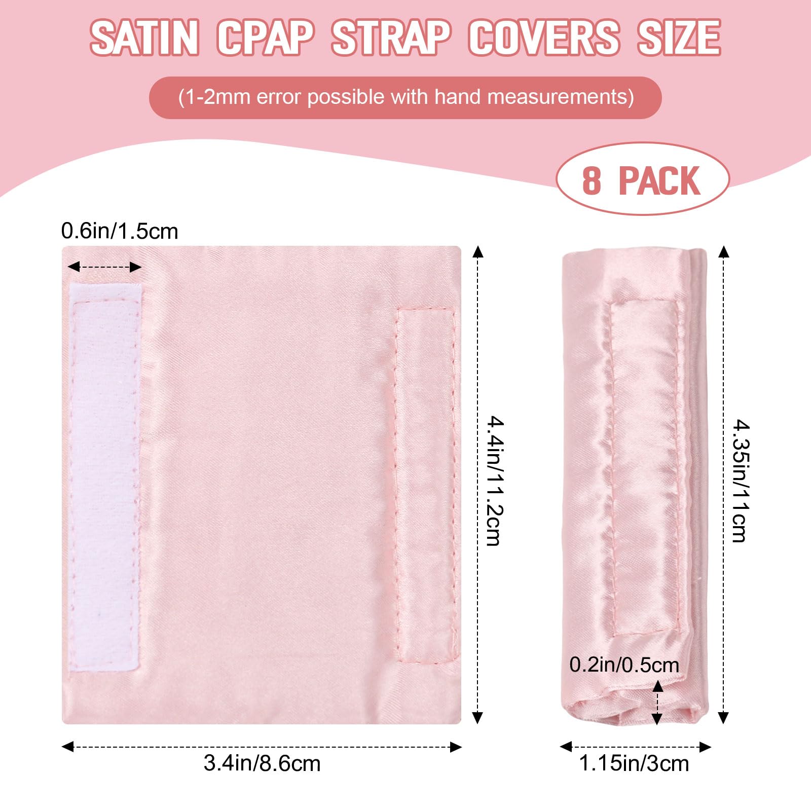 Cache-sangle satin doux LEWEREST, respirant et frais toute la nuit pour peau sensible.