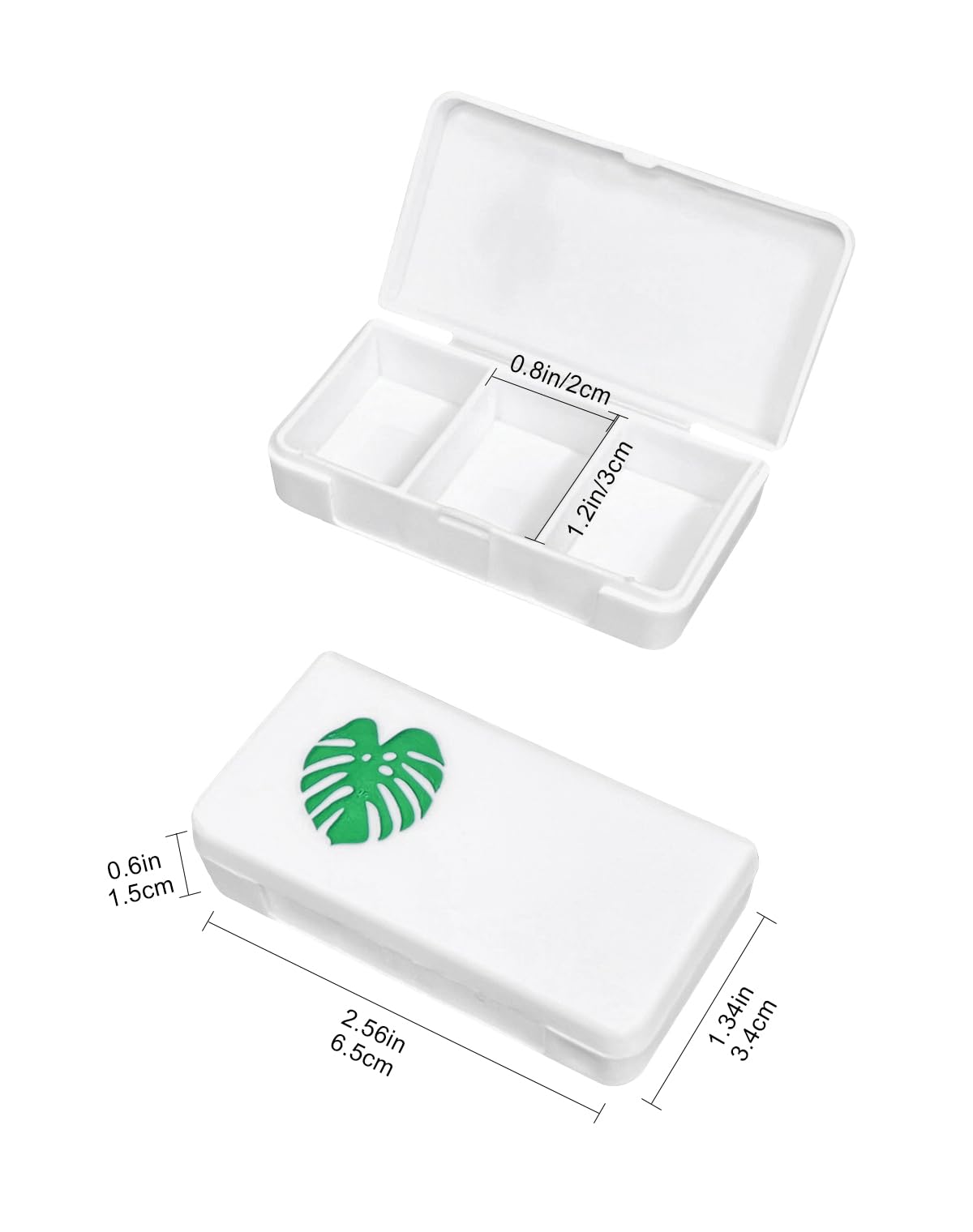 Lexaoyoo boite pilules compacte: se glisse facilement dans poche ou sac.