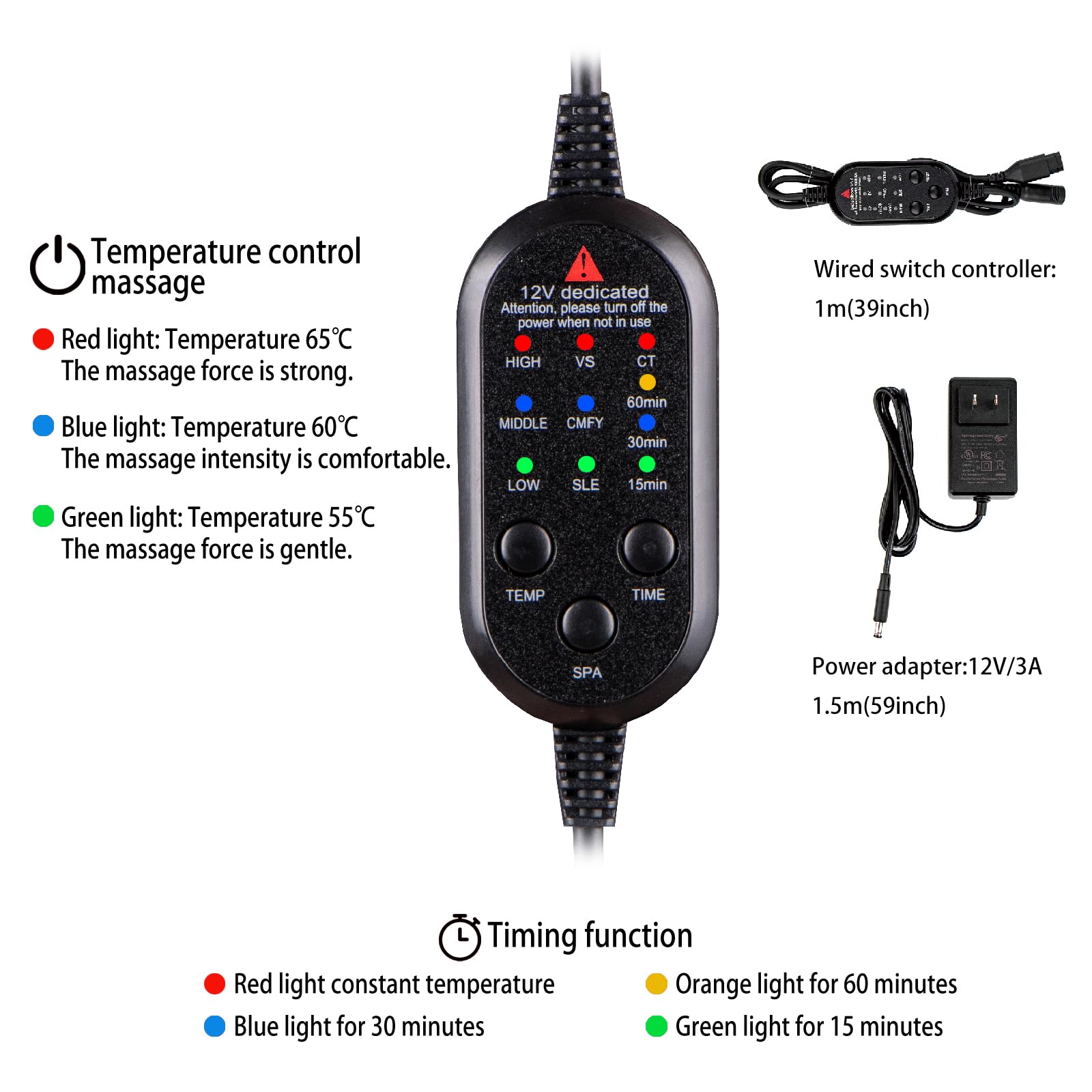 LHDCTK Cadeau idéal pour parents et amis avec thérapie lumineuse douce