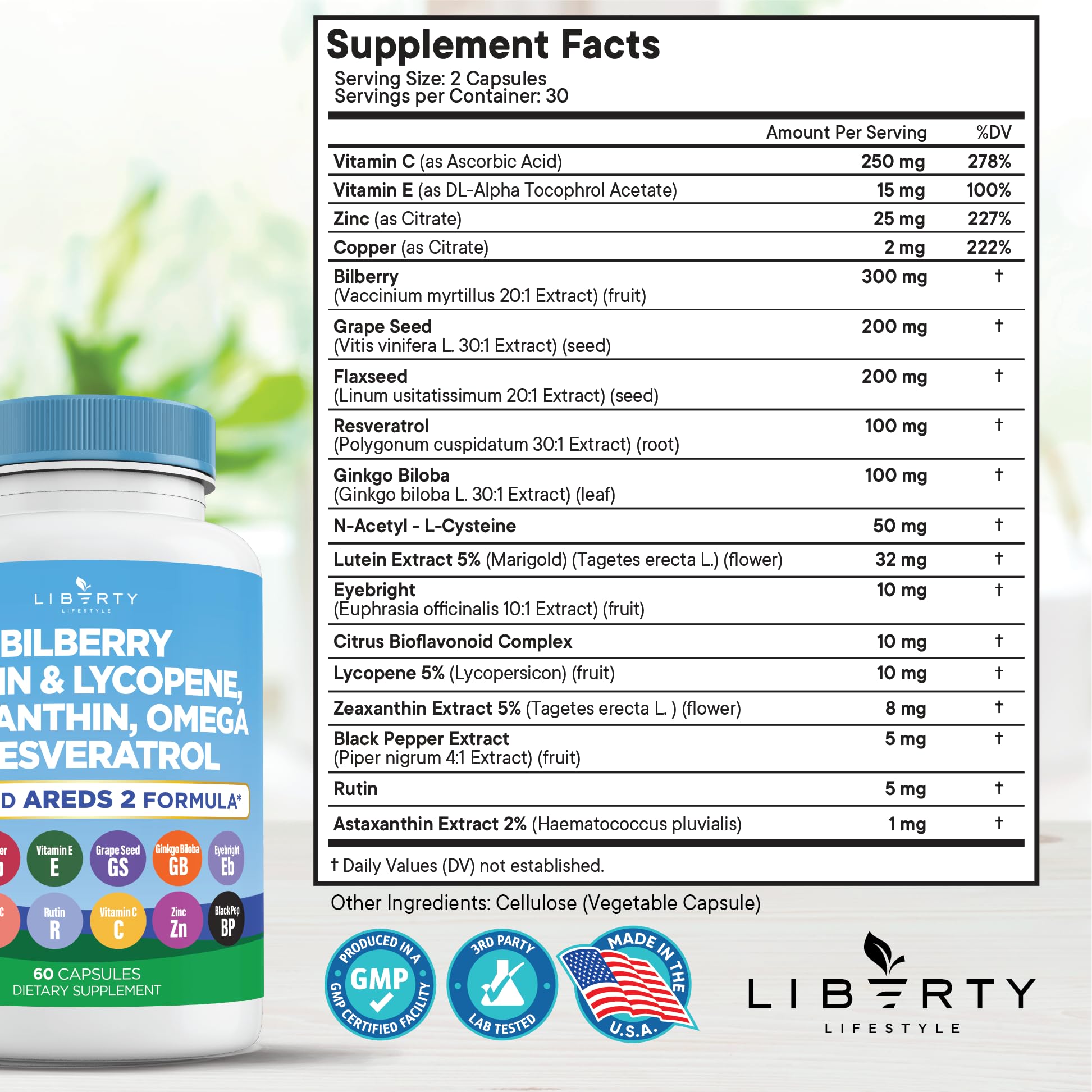 Liberty Lifestyle: capsules de graines de lin pour une texture légère.
