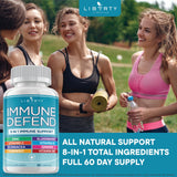Liberty Lifestyle Immunité 8 en 1 – gélules faciles à prendre dans votre routine