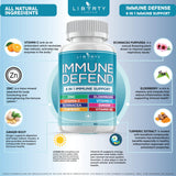 Liberty Lifestyle Immunité 8 en 1 – Sureau, saveur naturelle et polyvalente