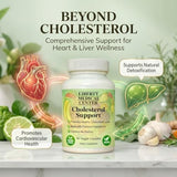 Liberty Medical Center Cholesterol Formula – etiquette: informations claires pour prise responsable.
