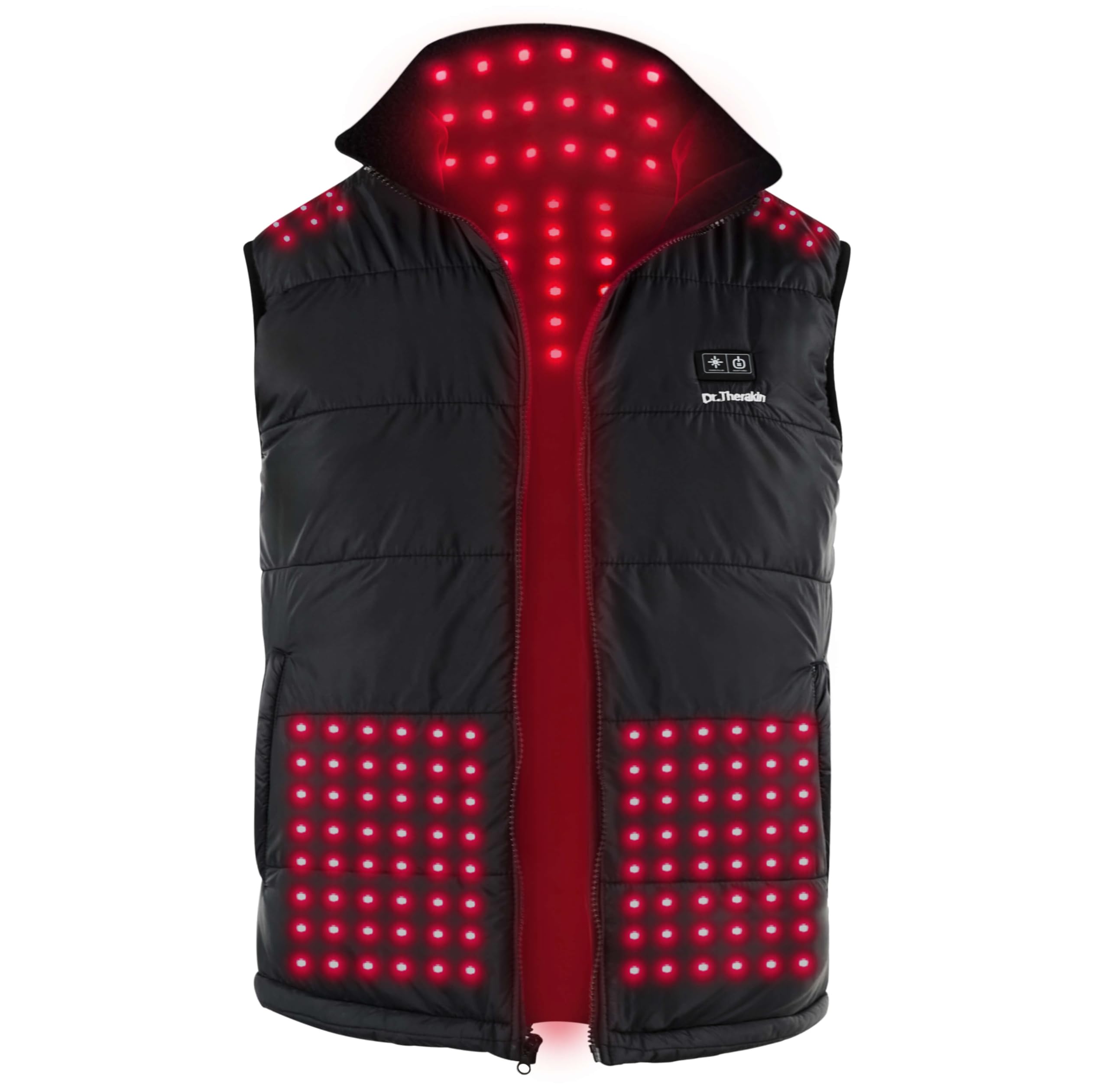 Licinwing gilet lumière rouge – cou et épaule: soulage potentiellement les tensions et favorise la détente.