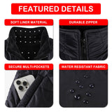 Licinwing gilet lumière rouge – pliable: facile à ranger et transporter.