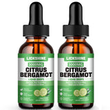 Gouttes Lickshine bergamote en bouteille, utilisation quotidienne facile.