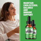 Utilisation quotidienne des gouttes Lickshine bergamote, soutien potentiel du bien etre.