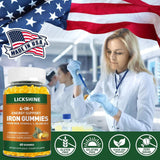 Routine quotidienne avec les gommes au fer Lickshine pour adultes et enfants.