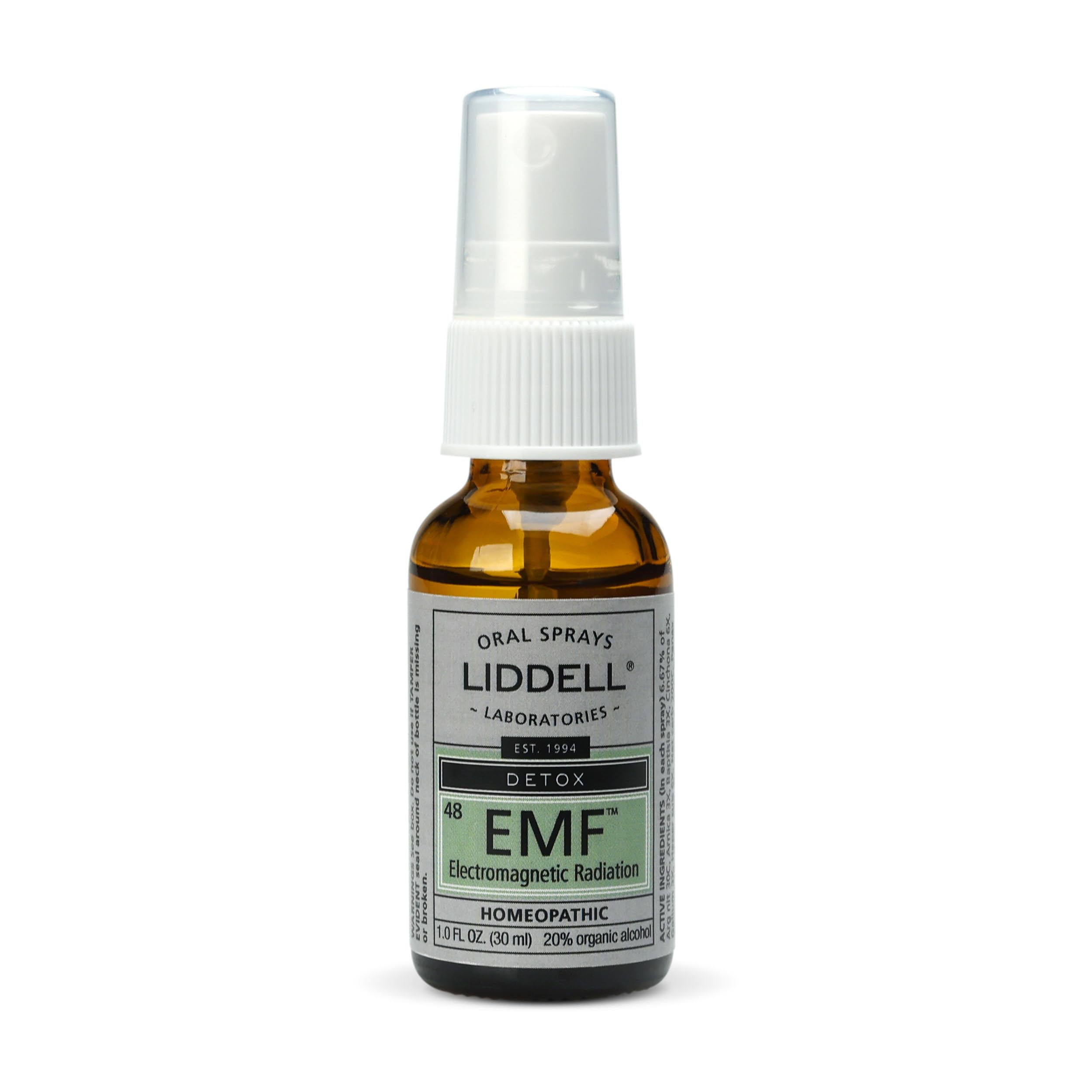 Notice et étiquette Liddell EMF – sécurité et qualité visibles.