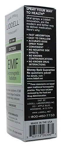Accessoires Liddell EMF – bouchon et dose précis pour sécurité.