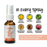 Sommeil naturel avec Vital II, spray sublingual doux et efficace.