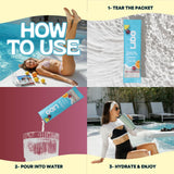 LIDO arôme tropical: goût fruité naturel, sans édulcorants artificiels après l'entraînement.