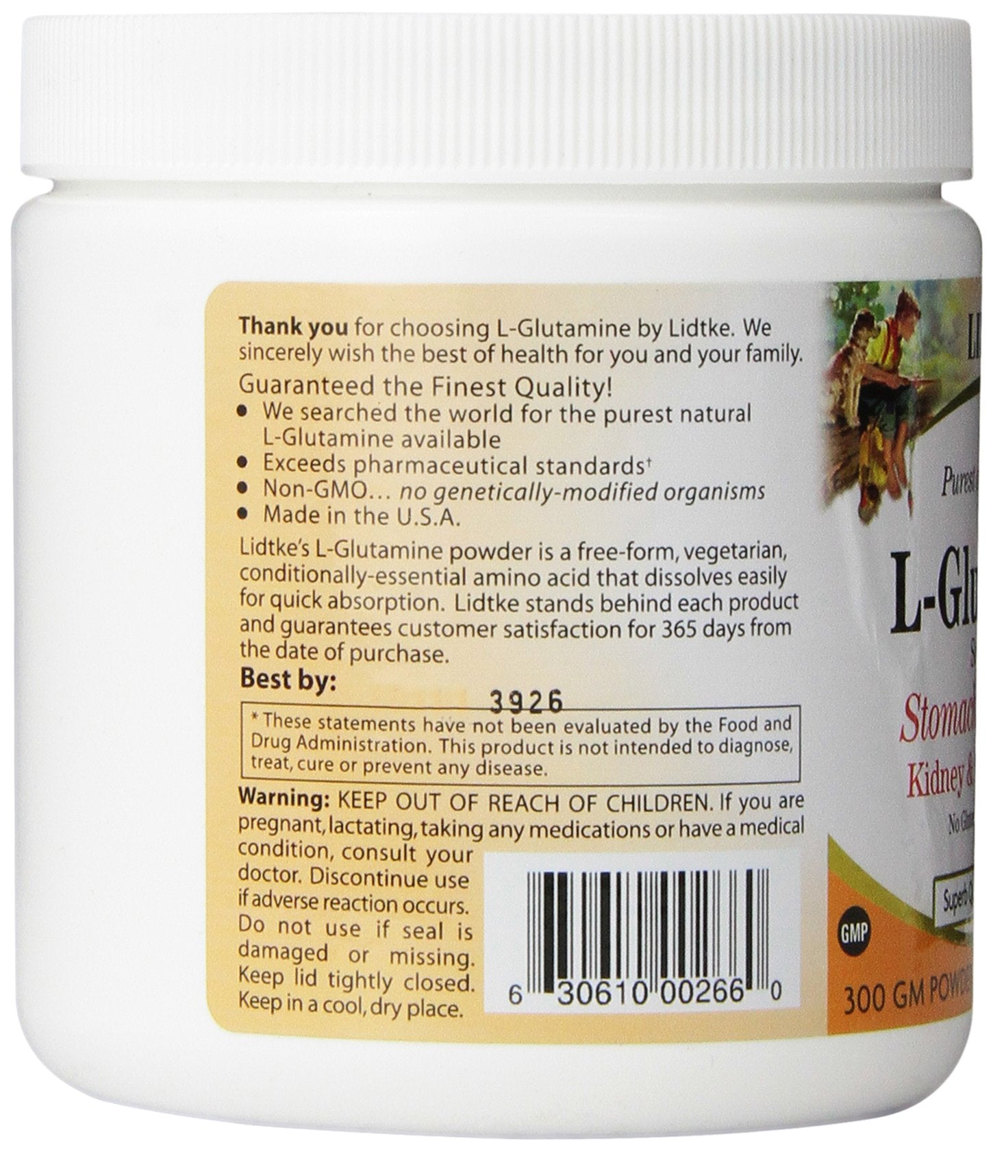 Dose-cuillère pour mesurer facilement la glutamine Lidtke