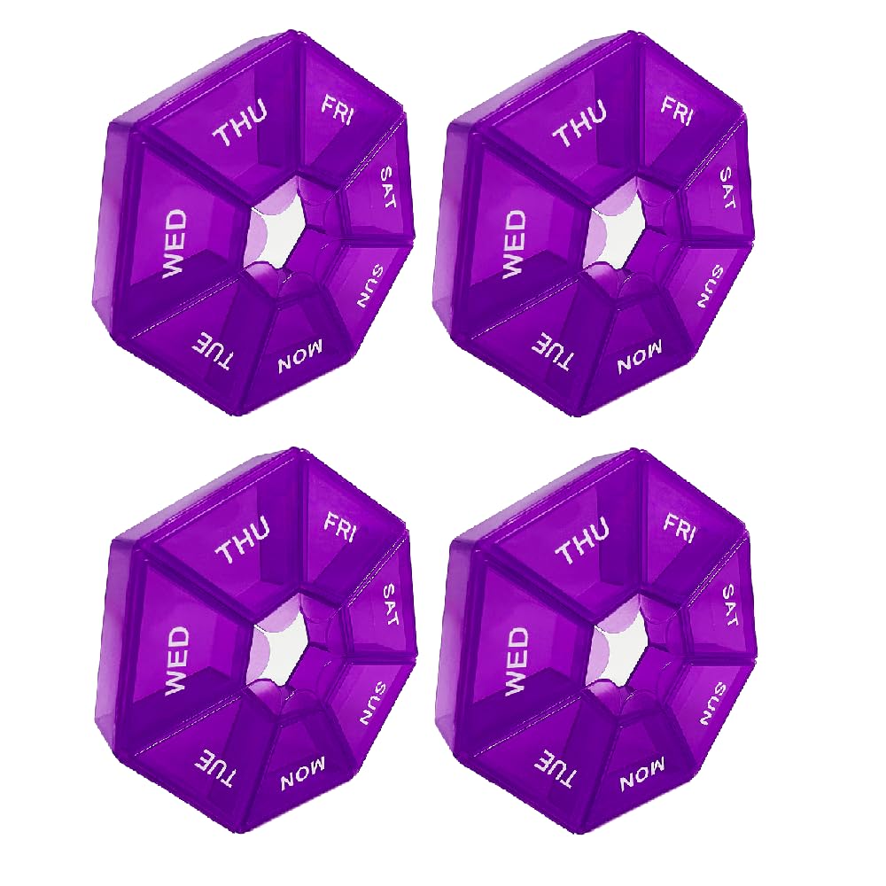 LIEBCTRL boîte pilules compacte hebdomadaire pour une organisation pratique.