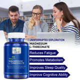 Capsules Magtein LIFE CAPX près de la bouteille, favorisant un sommeil de qualité.