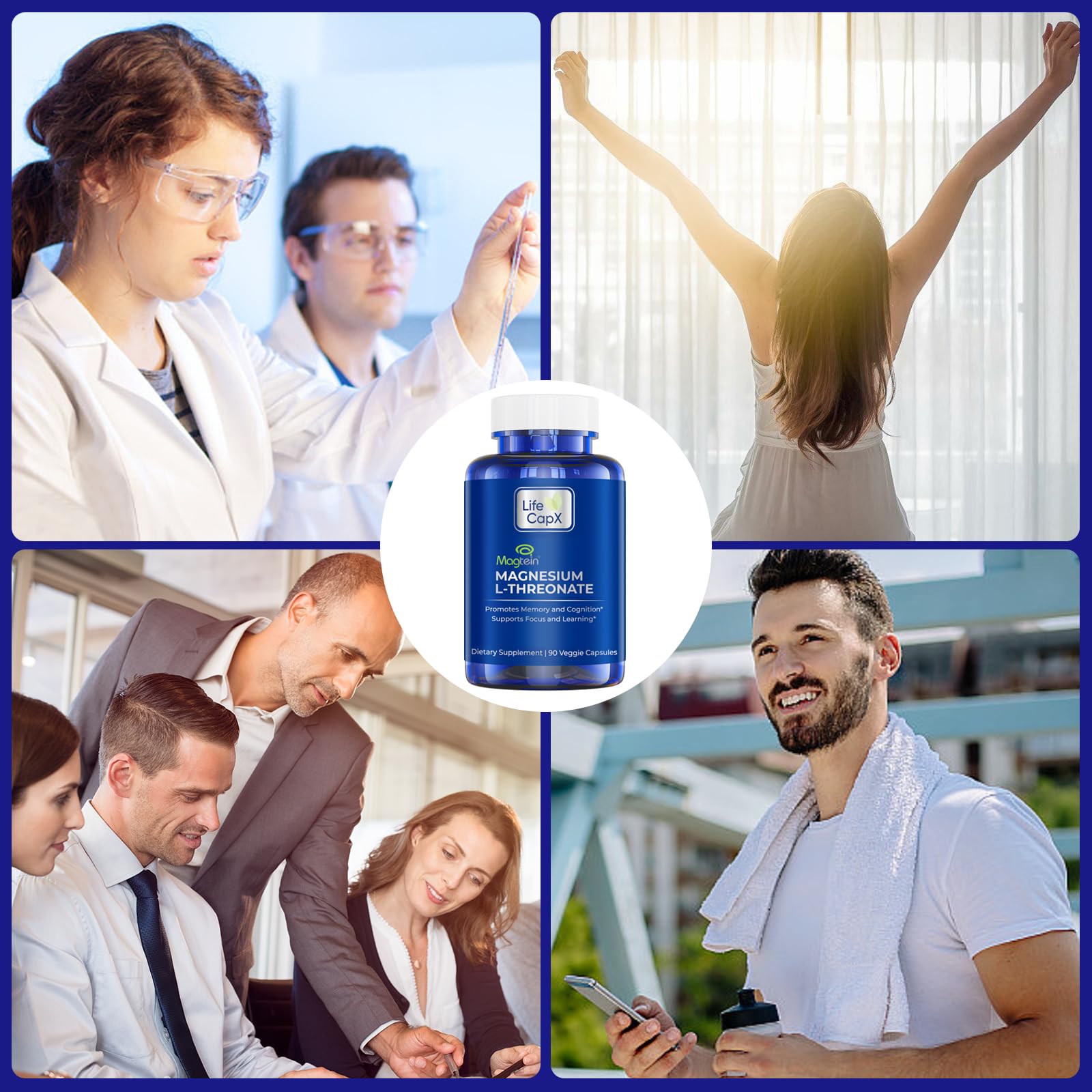 Boîte LIFE CAPX Magtein ouverte, sécurité et pureté mises en avant.