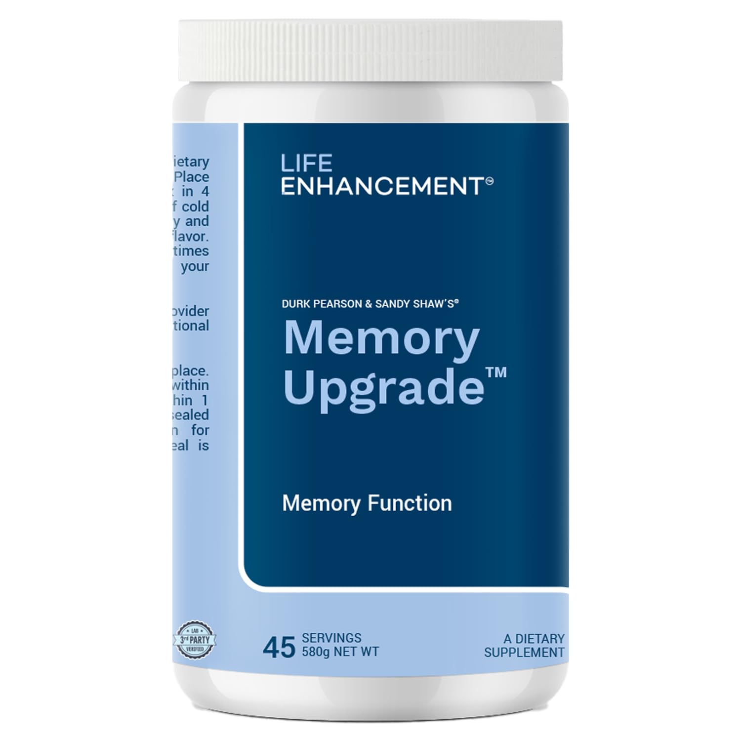 Life Enhancement Memory Upgrade : poudre dans glace, énergie durable et plaisir de dégustation.