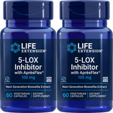 Life Extension 5-LOX Inhibitor avec AprèsFlex – bouteille pratique pour votre routine.