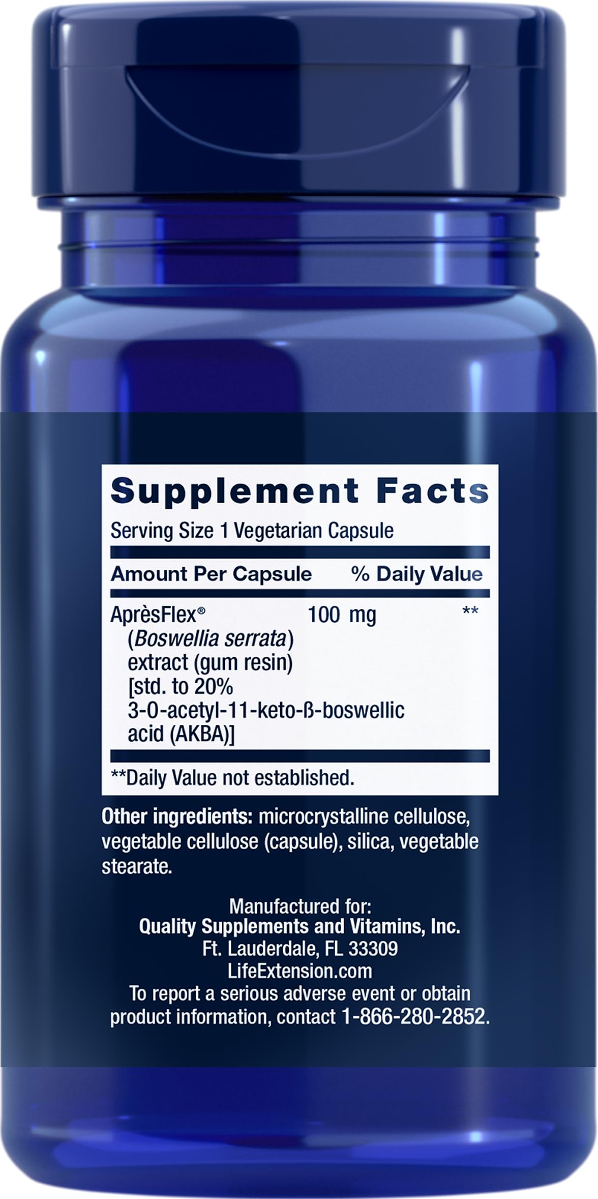 Life Extension 5-LOX Inhibitor ApresFlex – capsules faciles à intégrer dans votre quotidien.