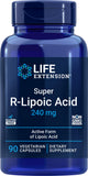 Life Extension Super R-Lipoic Acid, boîte 90 capsules, énergie potentielle au quotidien.