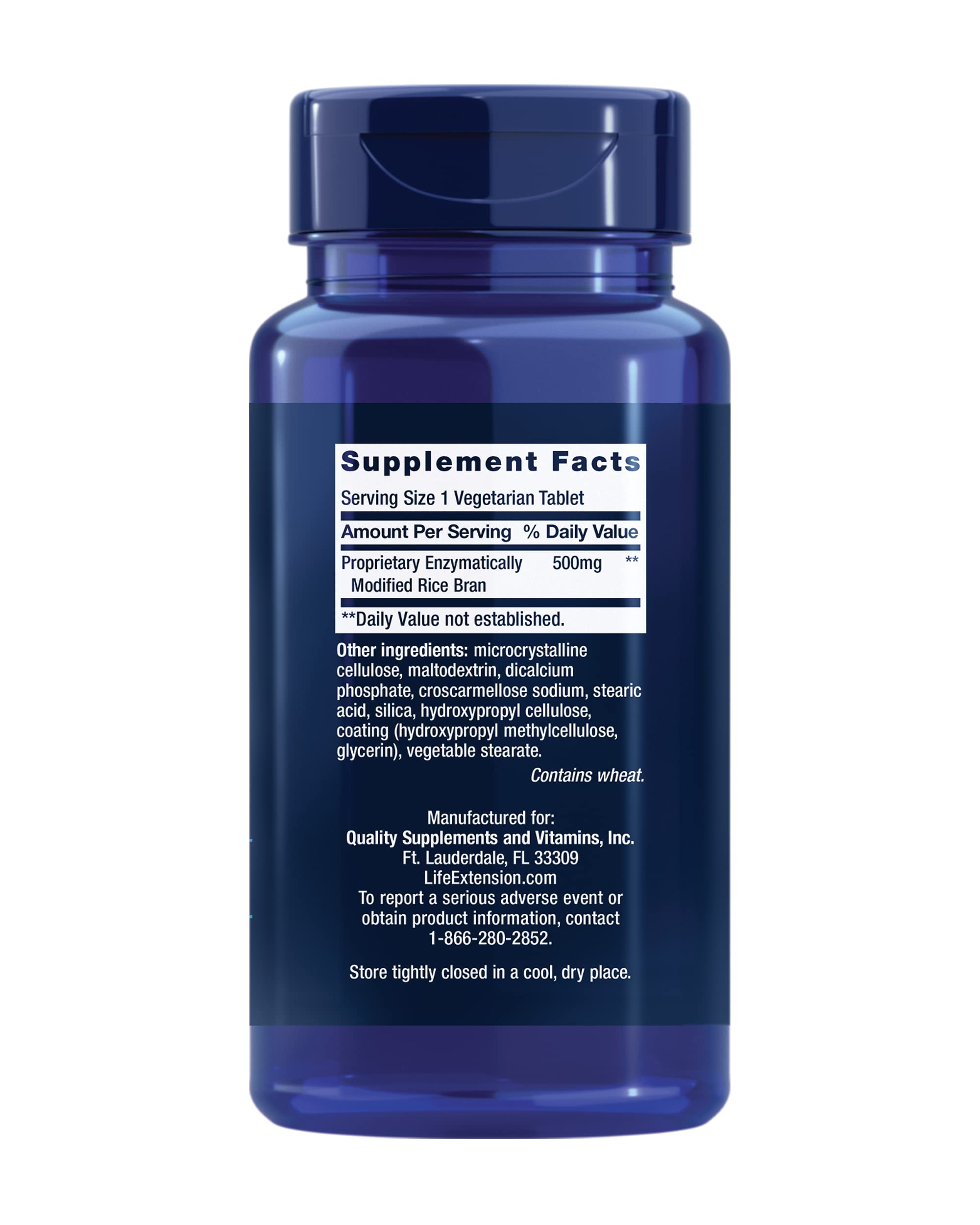 Life Extension NK Cell Activator – étiquette mettant en avant les ingrédients naturels et l’origine USA