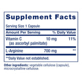 Life Extension L-Arginine Caps : gélules faciles à prendre chaque jour.