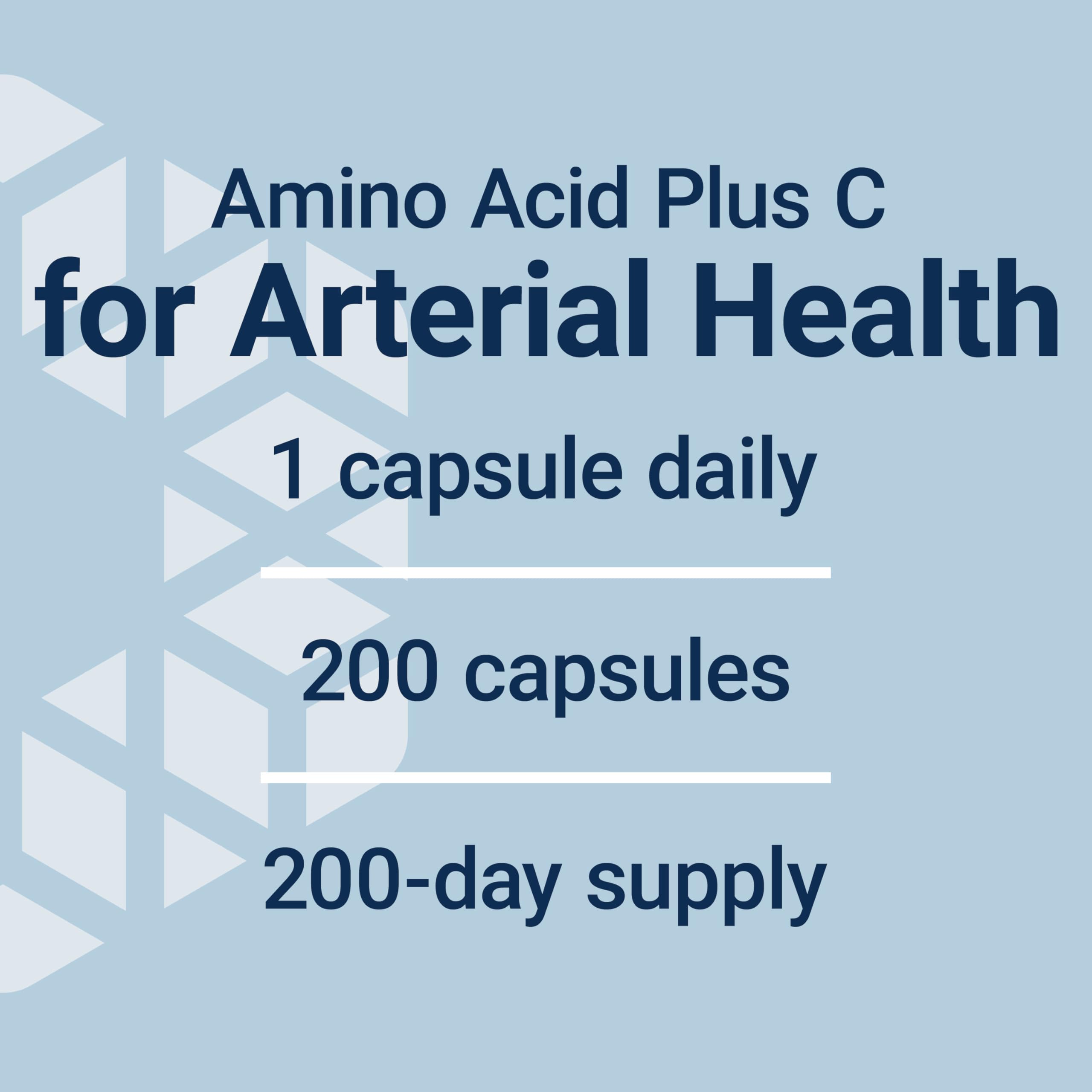 Life Extension L-Arginine Caps : ingrédients clés L-arginine et vitamine C.