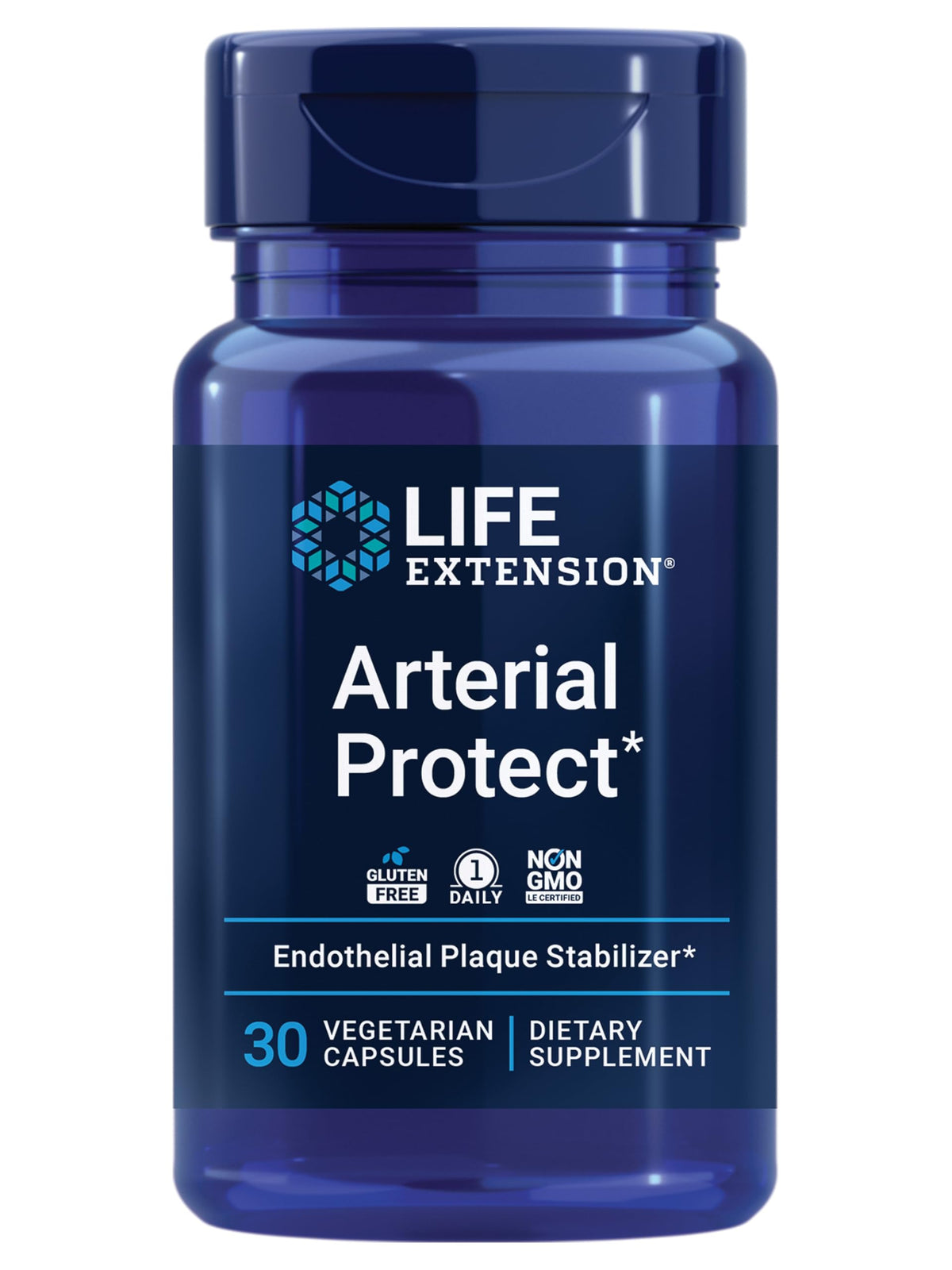 Life Extension Arterial Protect flacon et capsules pour circulation saine