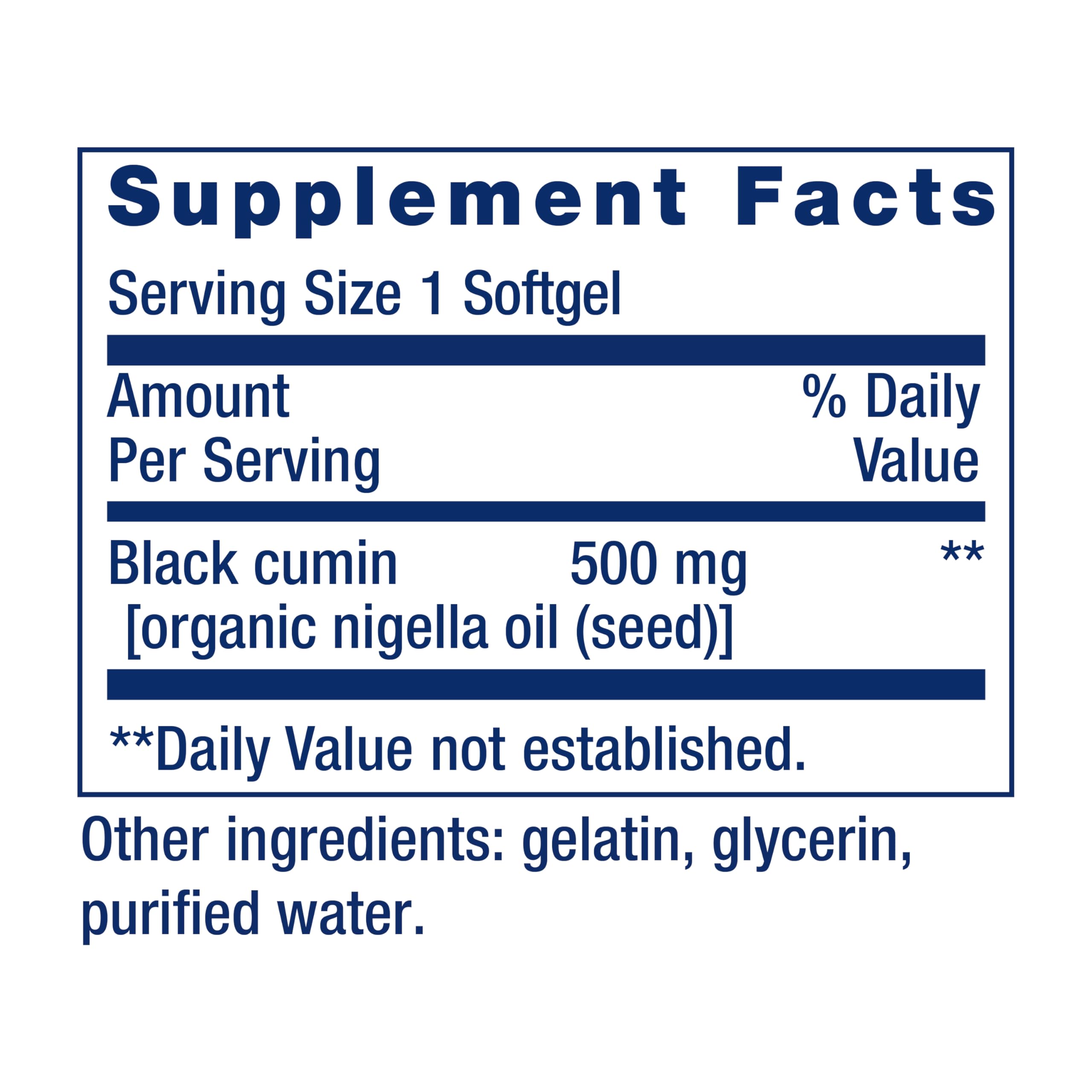 Life Extension Black Cumin Seed Oil - emballage ergonomique et facilité d'utilisation au quotidien.