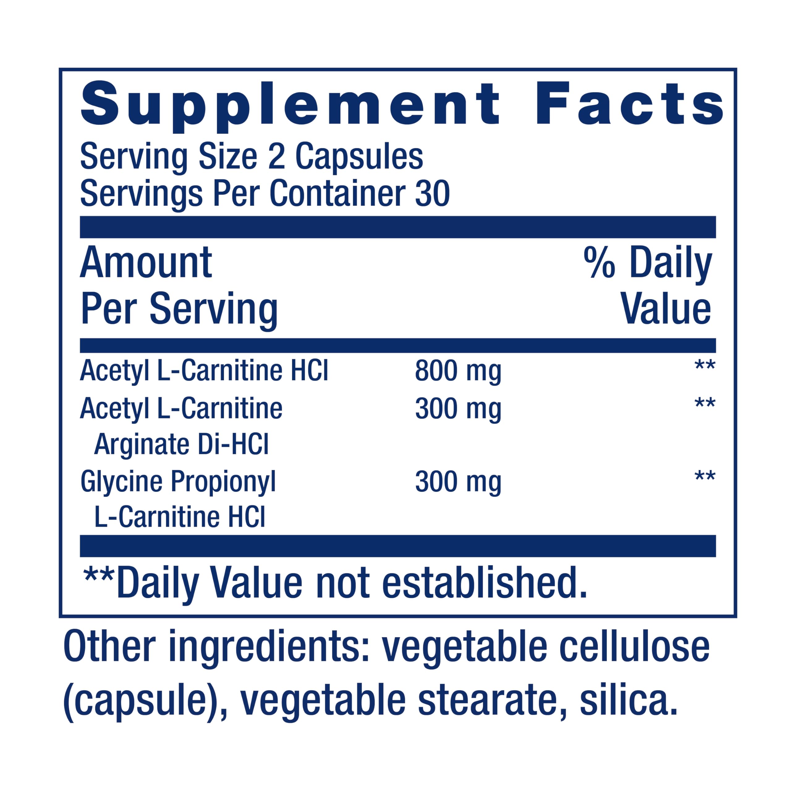 Life Extension Optimisee Carnitine: pré-exercice pour énergie rapide et soutenue