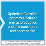 Life Extension Carnitine Optimisee: etiquette et certification reflétant qualité et traçabilité