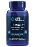 Life Extension CinSulin bouteille visible, capsules faciles à intégrer dans la routine.