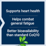 Life Extension CoQ10 Ubiquinol soutient la santé du cœur.