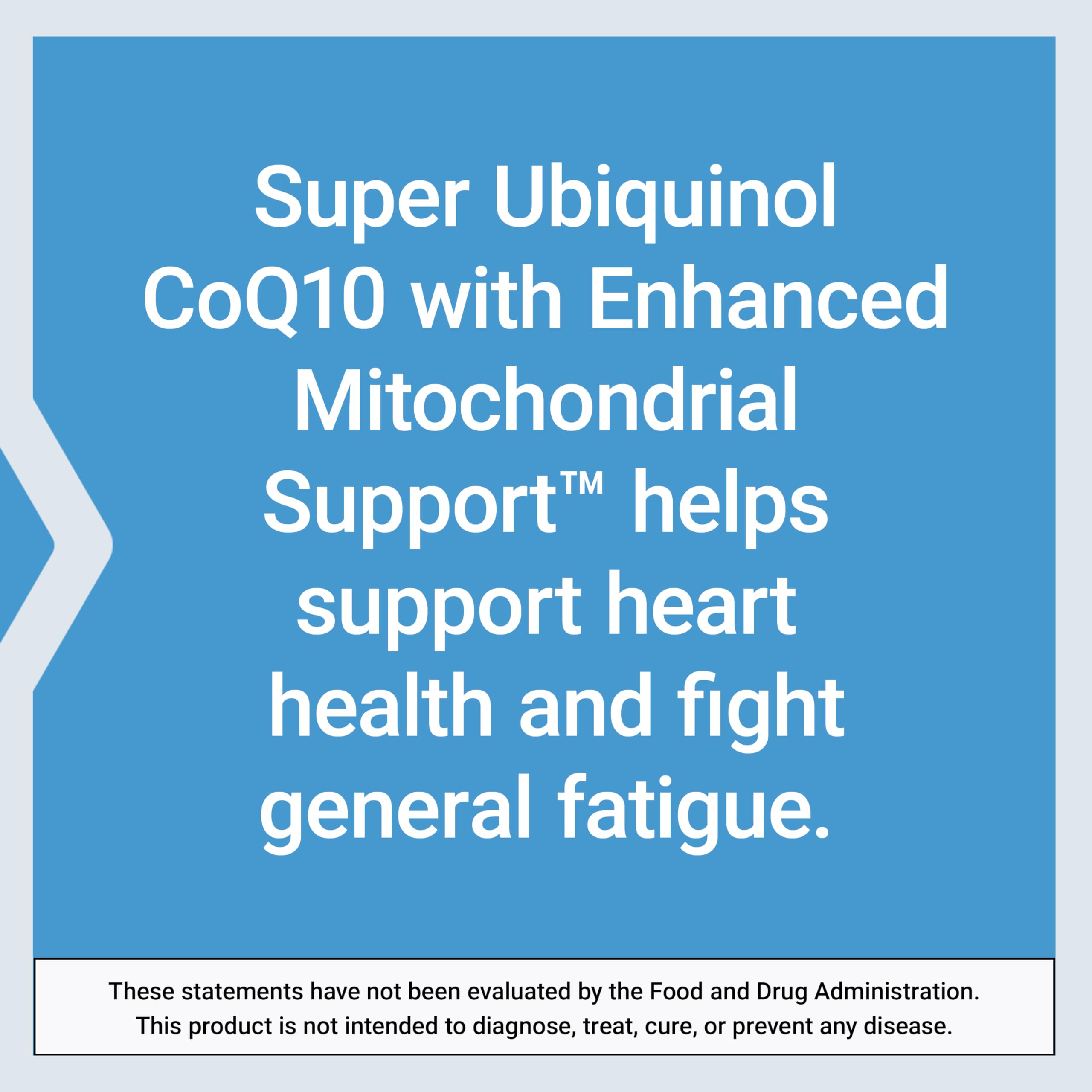 Life Extension CoQ10 Ubiquinol avec shilajit, absorption améliorée potentielle.
