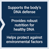 Life Extension DNA Protection – etiquette: étiquette détaillant les ingrédients et usage.