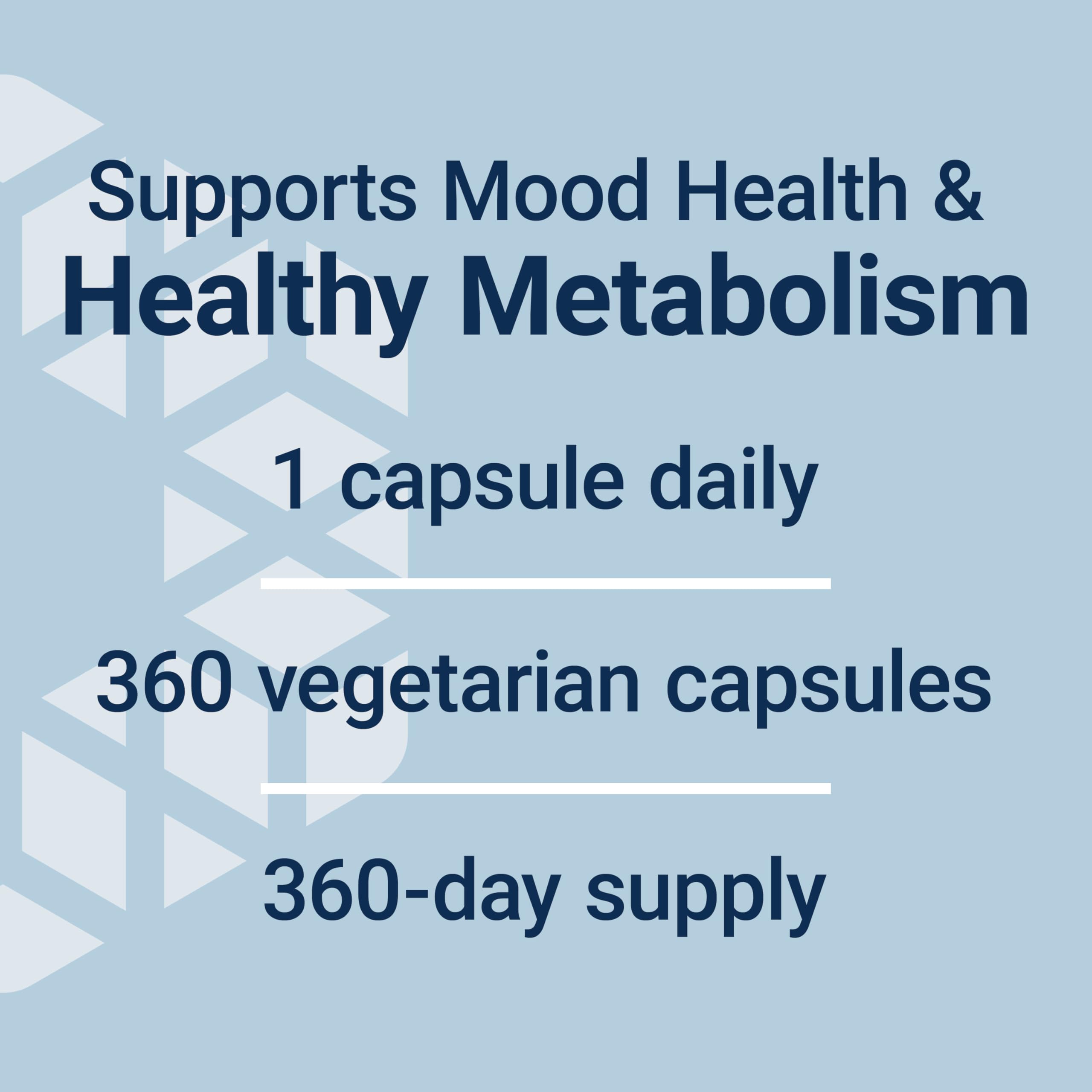 Visualisation du dosage Inositol Myo – portion 1000 mg adaptée.