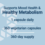 Visualisation du dosage Inositol Myo – portion 1000 mg adaptée.