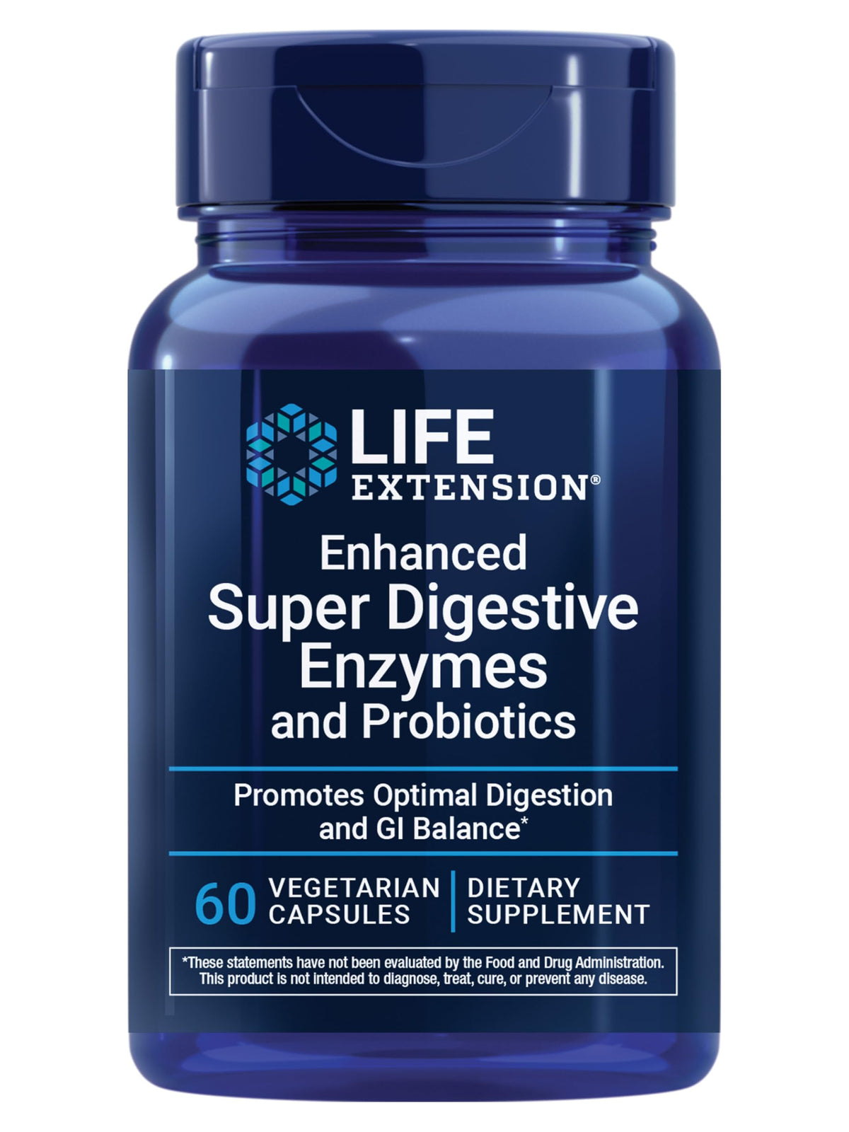 Life Extension capsules enzymes digestives avancées facilitant la digestion des légumes et légumineuses.