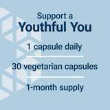 Life Extension Essential Youth L-Ergothioneine – tableau nutritionnel présent sur l’emballage