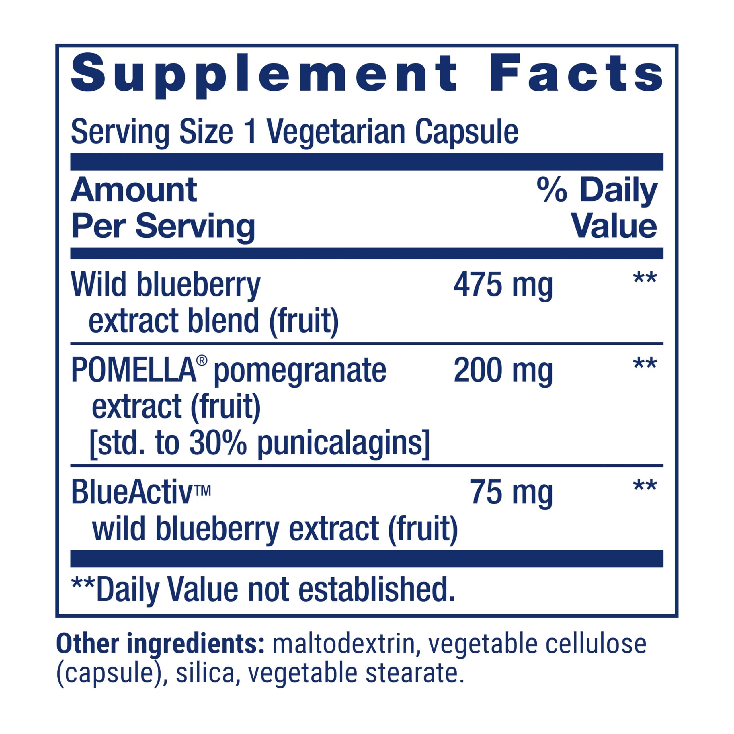 Life Extension Étiquette produit – affichage clair soulignant sans-gluten et sans OGM.