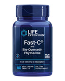 Life Extension Fast-C et Bio-Quercetin, bouteille de compléments, soutien immunitaire et antioxydant.