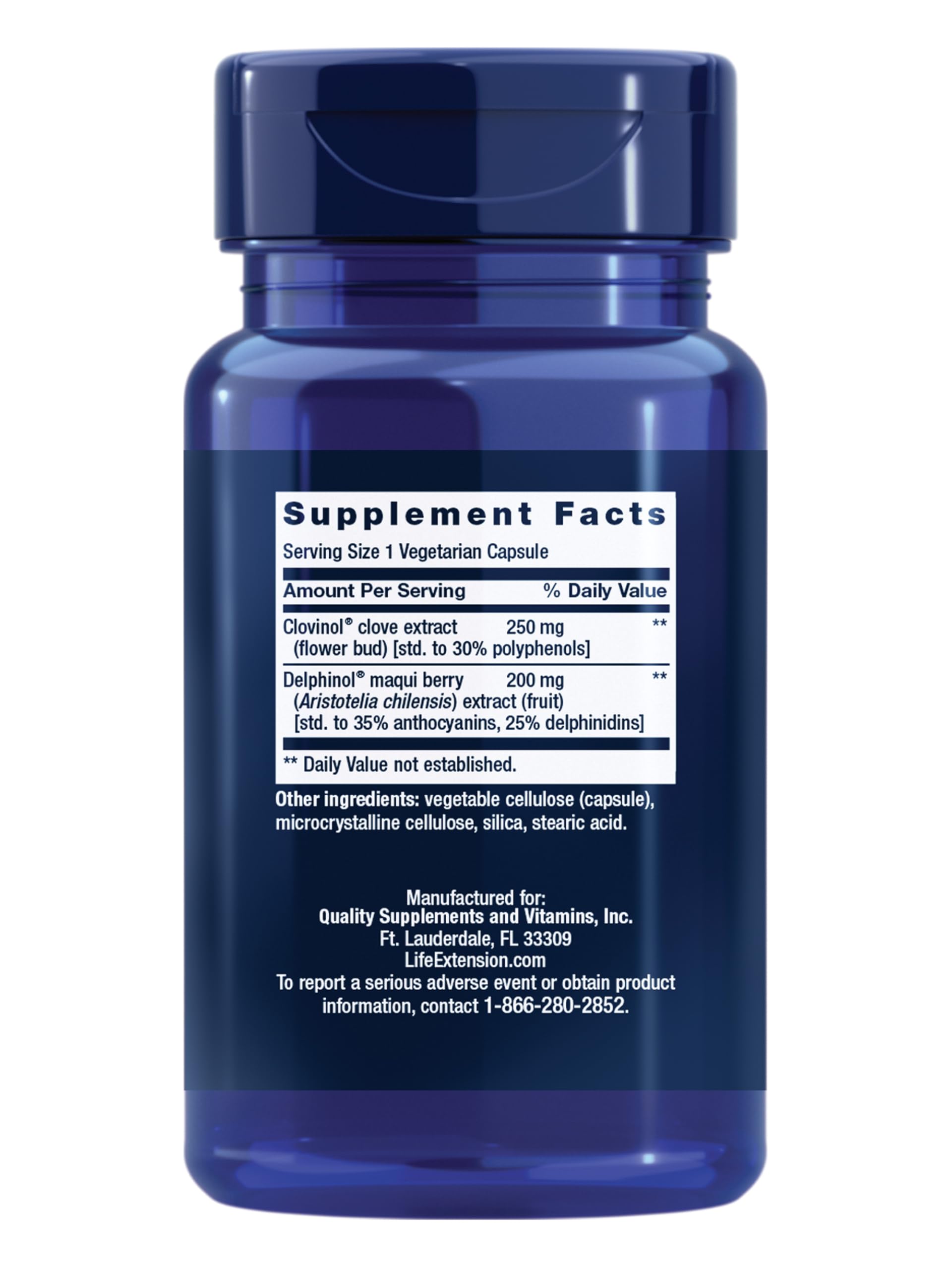 Life Extension Glycemic Guard — capsule pratique pour prise quotidienne.