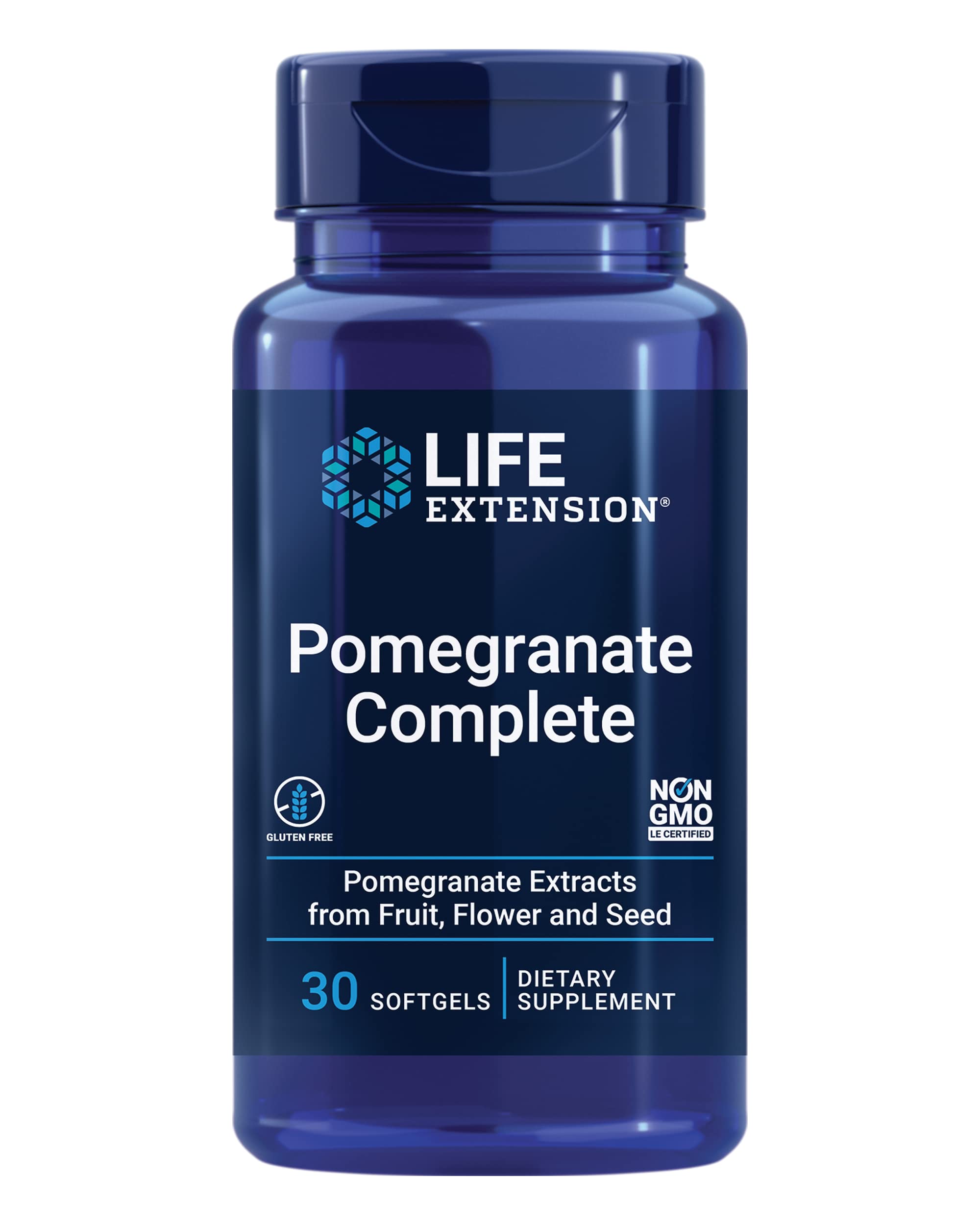 Life Extension Grenade Complete bouteille: aperçu de l'emballage et potentiel soutien cardiovasculaire.