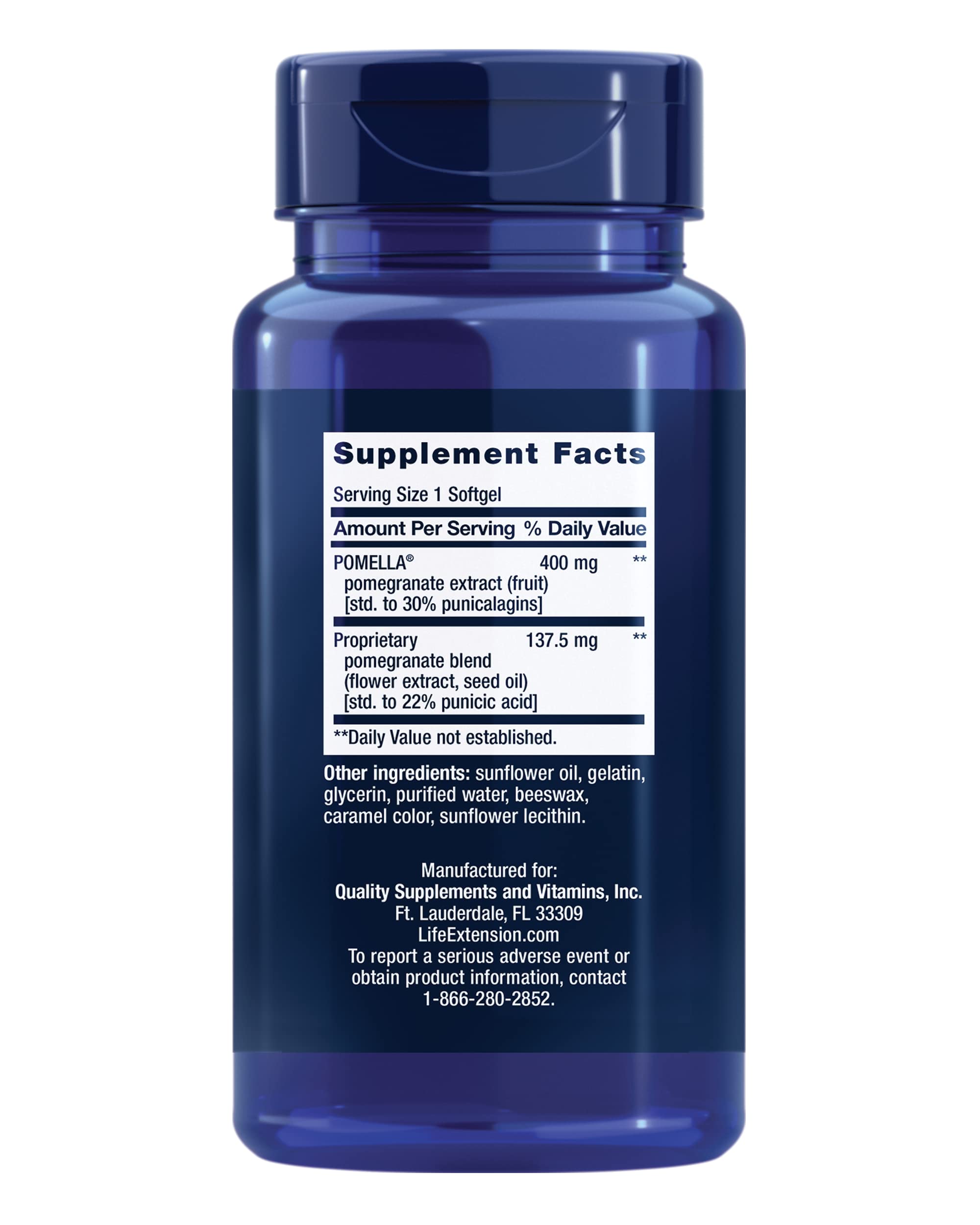 Life Extension Grenade Complete capsules molles: présentation pratique pour la supplémentation quotidienne.